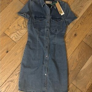 Noisy may Blue Denim Mini Dress